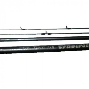 11ft 3pc Eurostar traverse UK Twin Tip rod Fibre Glass