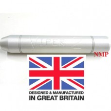 1/2 inch UNF Thread VIPER 2 Silver airgun silencers Tapered un-proofed Made in UK