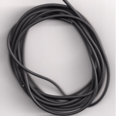 2 metres SINKING ANTI TANGLE RIG TUBE ( BLACK ) (approx) (made in uk)