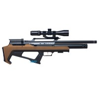 EFFECTO Zeon PCP Bullpup Lever Action Air Rifle Regulated threaded Bronze Black Synthetic Stock .177 calibre